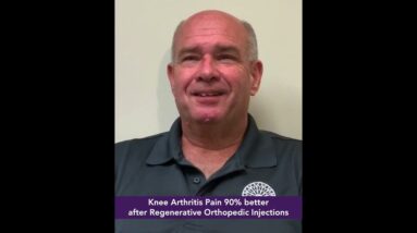 Jay: Knee pain 90% better after Regenerative Stem Cell Injections