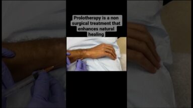 Prolotherapy is a non surgical treatment that enhances natural healing