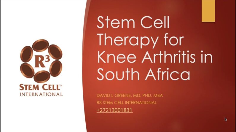 Stem Cell Therapy for Arthritis in South Africa